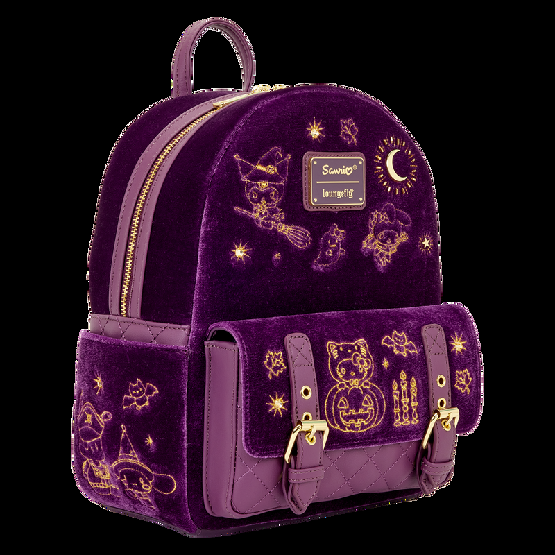 Loungefly Sanrio Hello Kitty & Friends Exclusive Halloween Costume Velvet Mini Backpack
