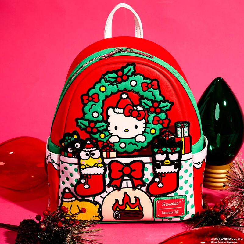 loungefly Sanrio Hello Kitty & Friends Holiday Fire Place Mini Backpack