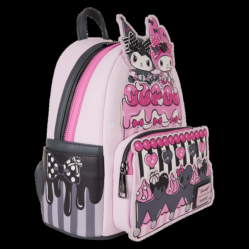 Loungefly Sanrio My Melody & Kuromi Cake Mini Backpack