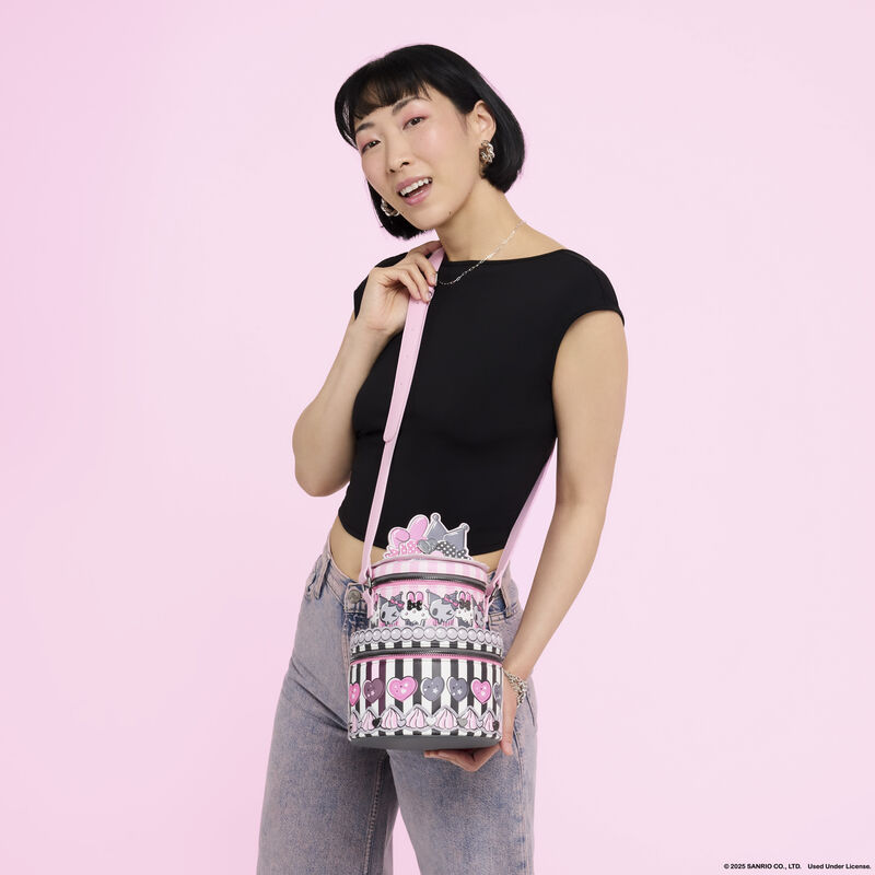 loungefly Sanrio My Melody & Kuromi Figural Cake Crossbody Bag