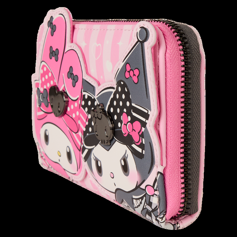 Loungefly Sanrio My Melody & Kuromi Zip Around Wallet