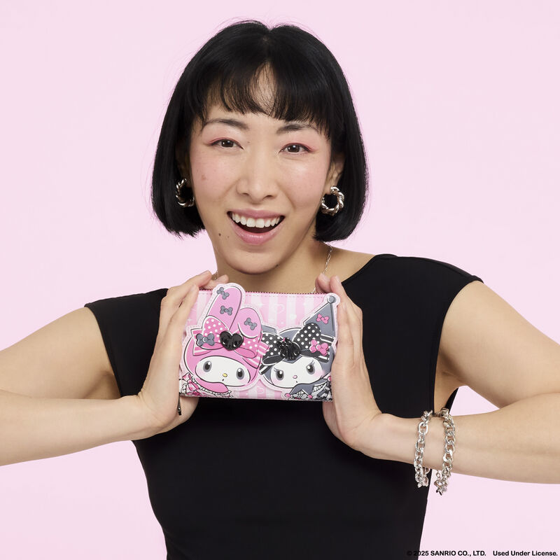 loungefly Sanrio My Melody & Kuromi Zip Around Wallet