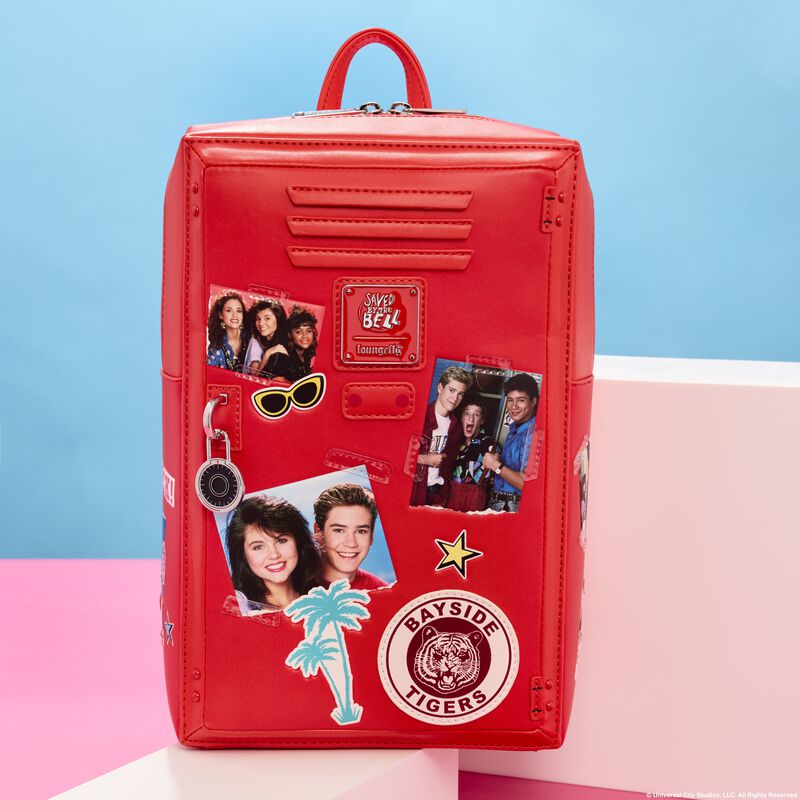 loungefly Saved By The Bell Bayside High Locker Figural Mini Backpack