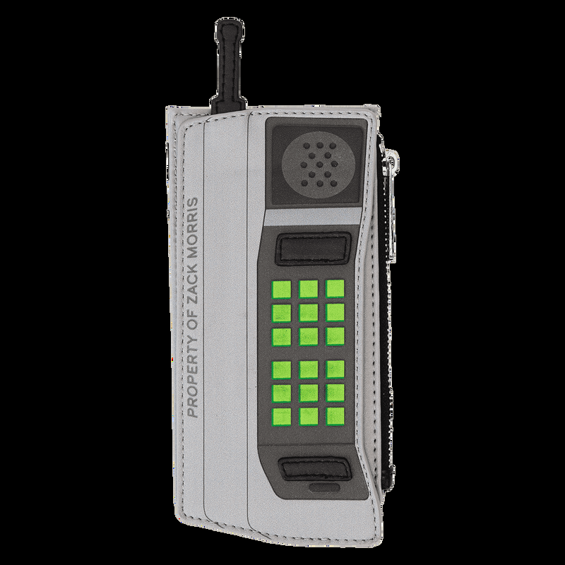 Loungefly Saved By The Bell Zack Morris Retro Cell Phone Glow Large Card Holder