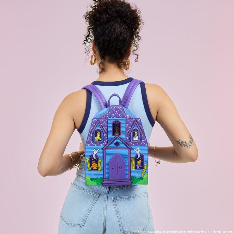 loungefly Scooby-Doo™ Mystery Inc. Haunted Mansion Lenticular Mini Backpack