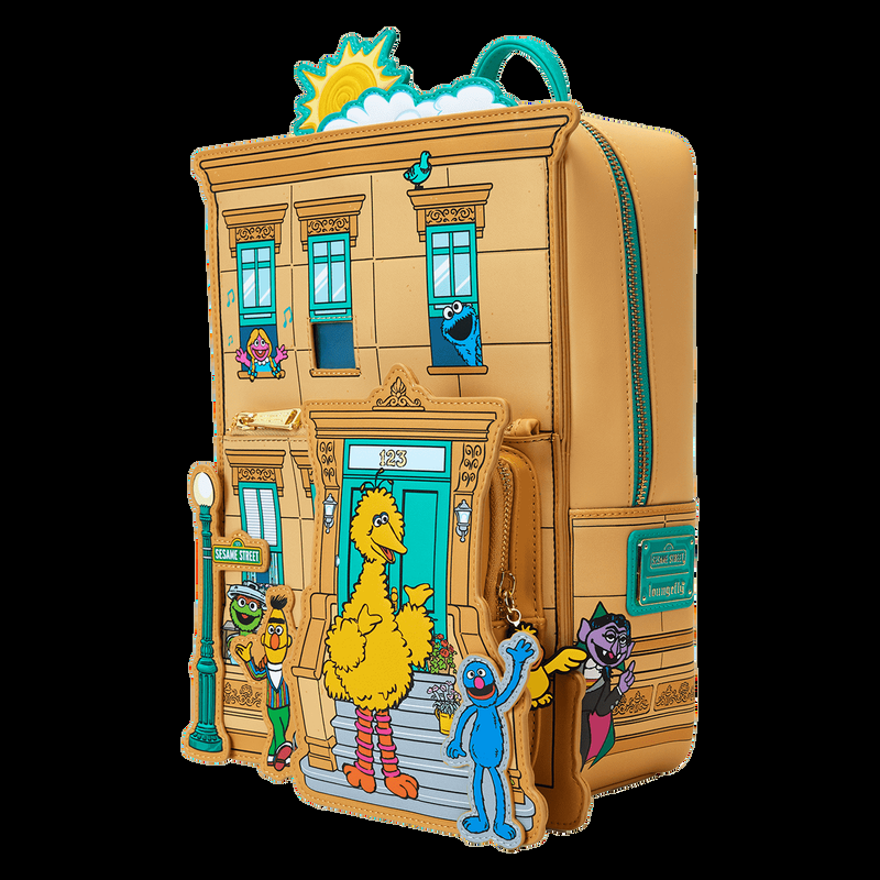 Loungefly Sesame Street Neighborhood Friends Mini Backpack
