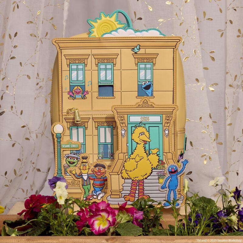 loungefly Sesame Street Neighborhood Friends Mini Backpack