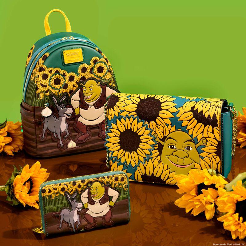 Loungefly Shrek & Donkey Sunflower Field Crossbody Bag