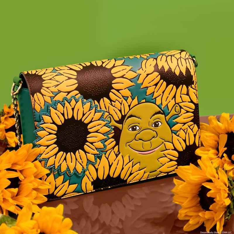 loungefly Shrek & Donkey Sunflower Field Crossbody Bag