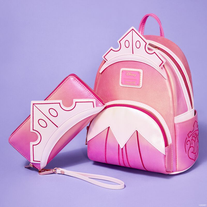 Loungefly Sleeping Beauty Exclusive Shiny Series Iridescent Cosplay Mini Backpack