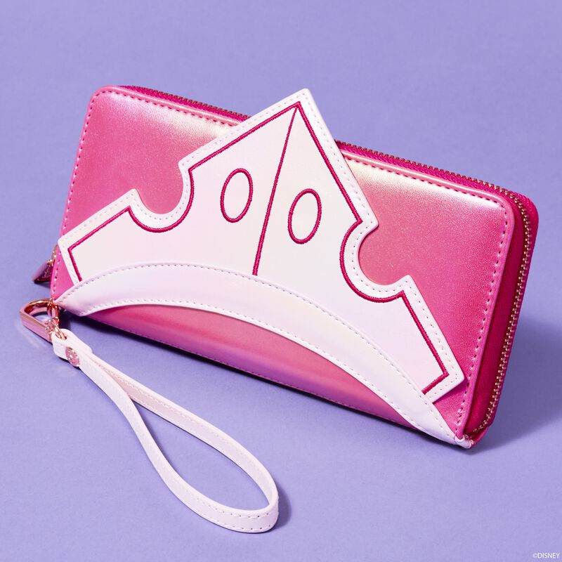 Loungefly Sleeping Beauty Exclusive Shiny Series Iridescent Cosplay Wristlet Wallet