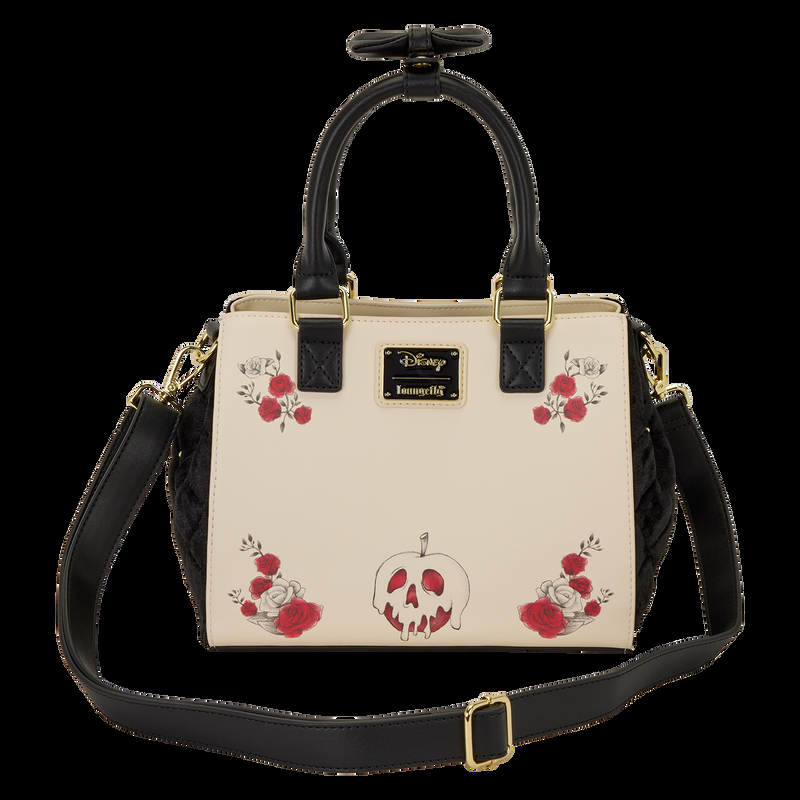 Loungefly Snow Exclusive White Roses Tote Crossbody Bag