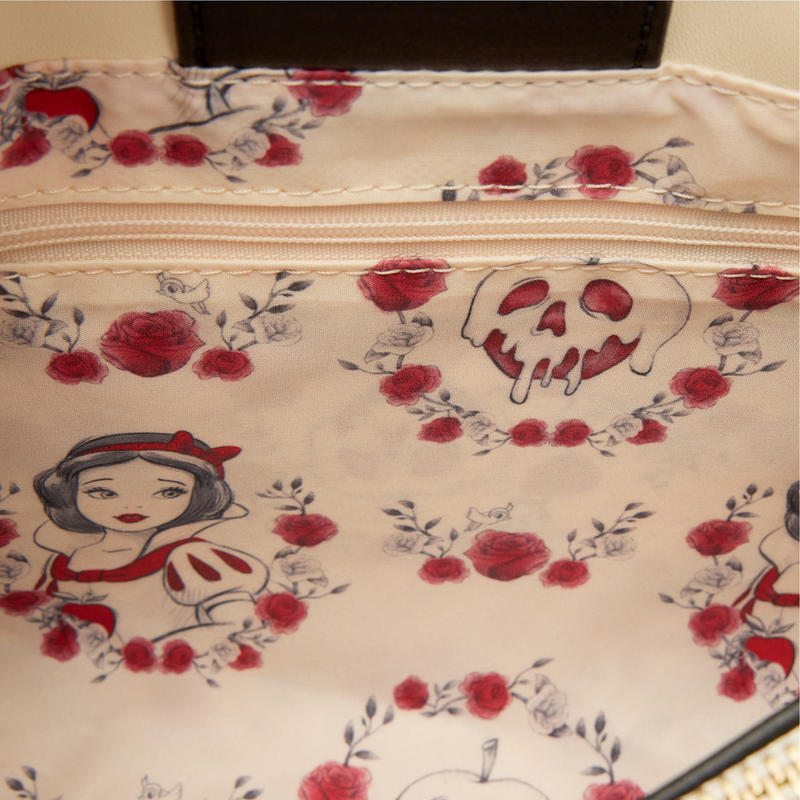 Loungefly Snow Exclusive White Roses Tote Crossbody Bag