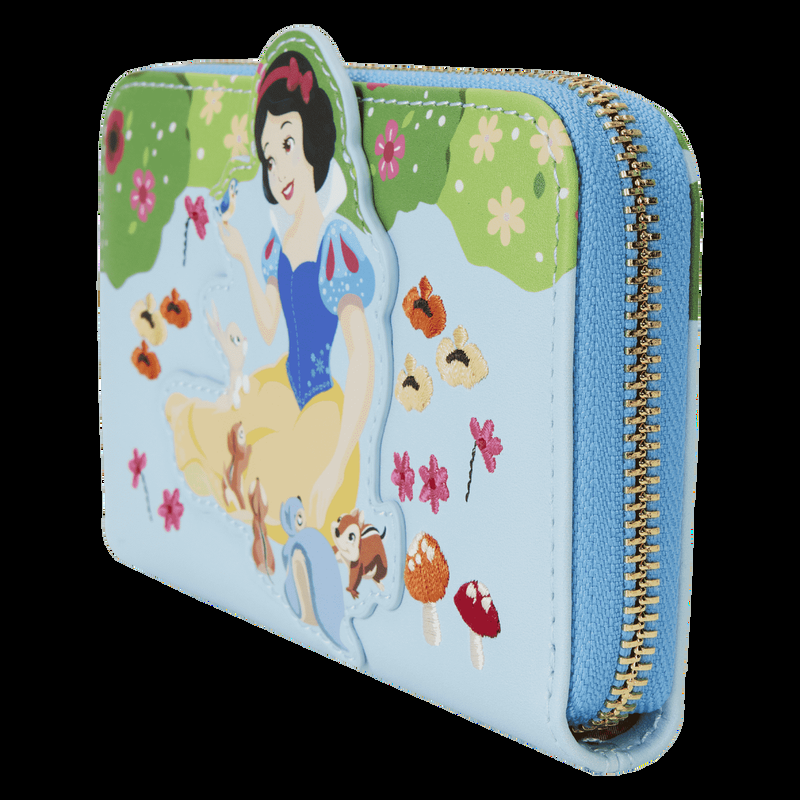 Loungefly Snow White And The Seven Dwarfs Exclusive Forest Friends Zip Around Wallet