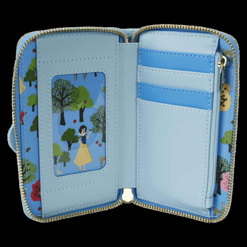 Loungefly Snow White And The Seven Dwarfs Exclusive Forest Friends Zip Around Wallet
