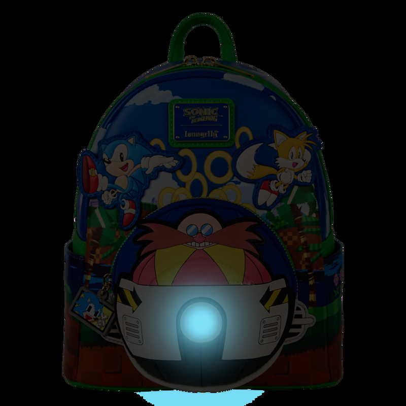 Loungefly Sonic The Hedgehog Light Up Mini Backpack