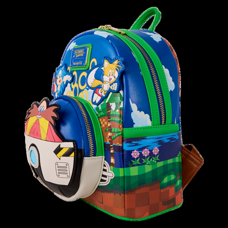 Loungefly Sonic The Hedgehog Light Up Mini Backpack