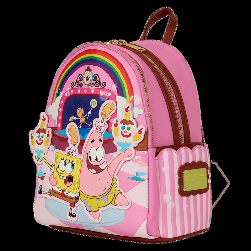 Loungefly SpongeBob Squarepants & Patrick Star Goofy Goober Light Up Mini Backpack