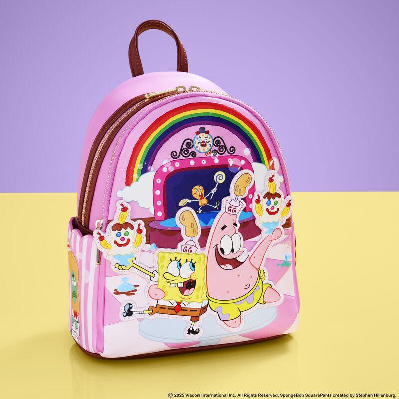 loungefly SpongeBob Squarepants & Patrick Star Goofy Goober Light Up Mini Backpack