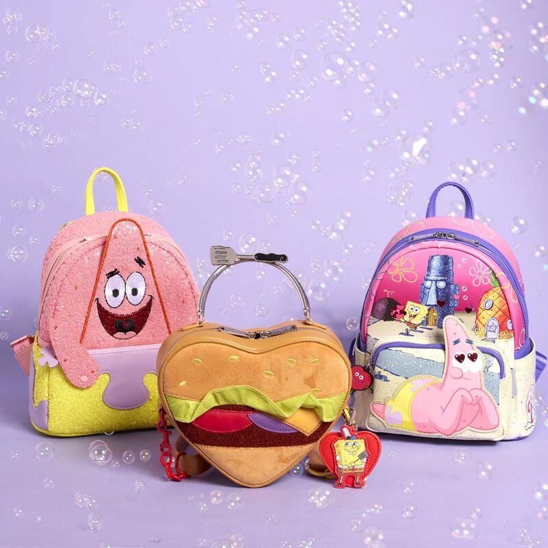 Loungefly SpongeBob SquarePants & Patrick Star Hearts Mini Backpack