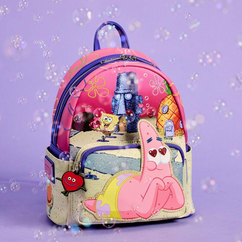 loungefly SpongeBob SquarePants & Patrick Star Hearts Mini Backpack