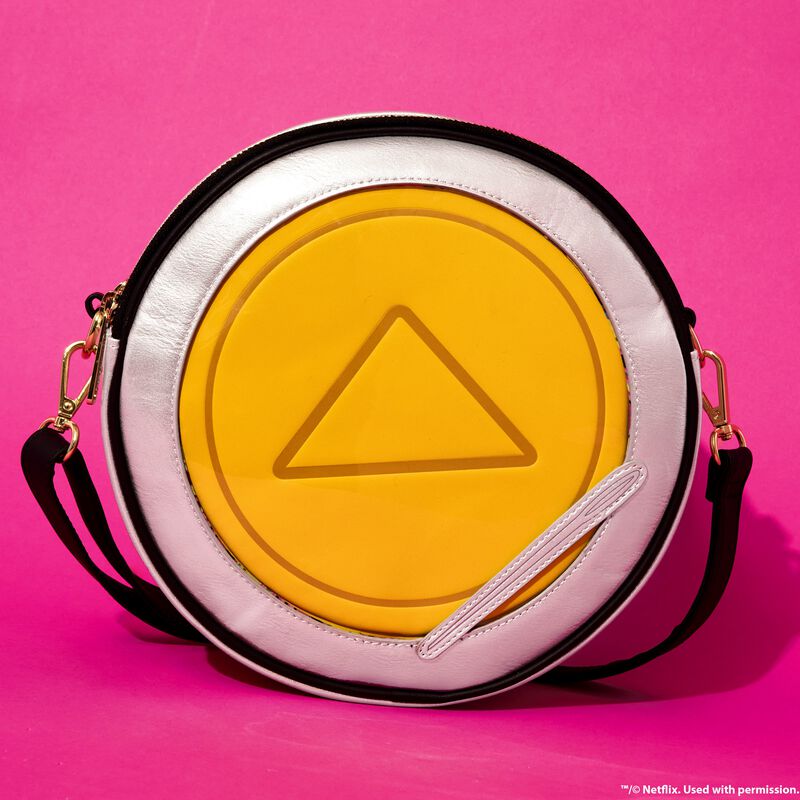 loungefly Squid Game Dalgona Candy Tin Crossbody Bag With Coin Bag