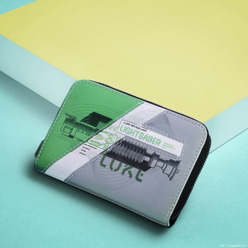 loungefly Star Wars: The Power of the Force Lightsaber Zip Around Wallet