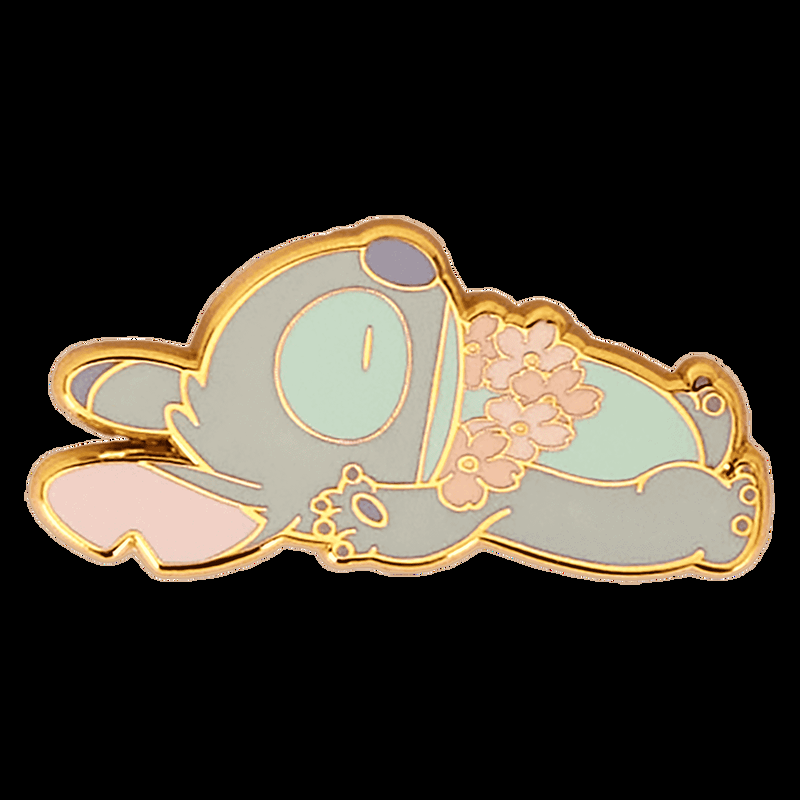 Loungefly Stitch & Angel Cherry Blossom Mystery Box Pin