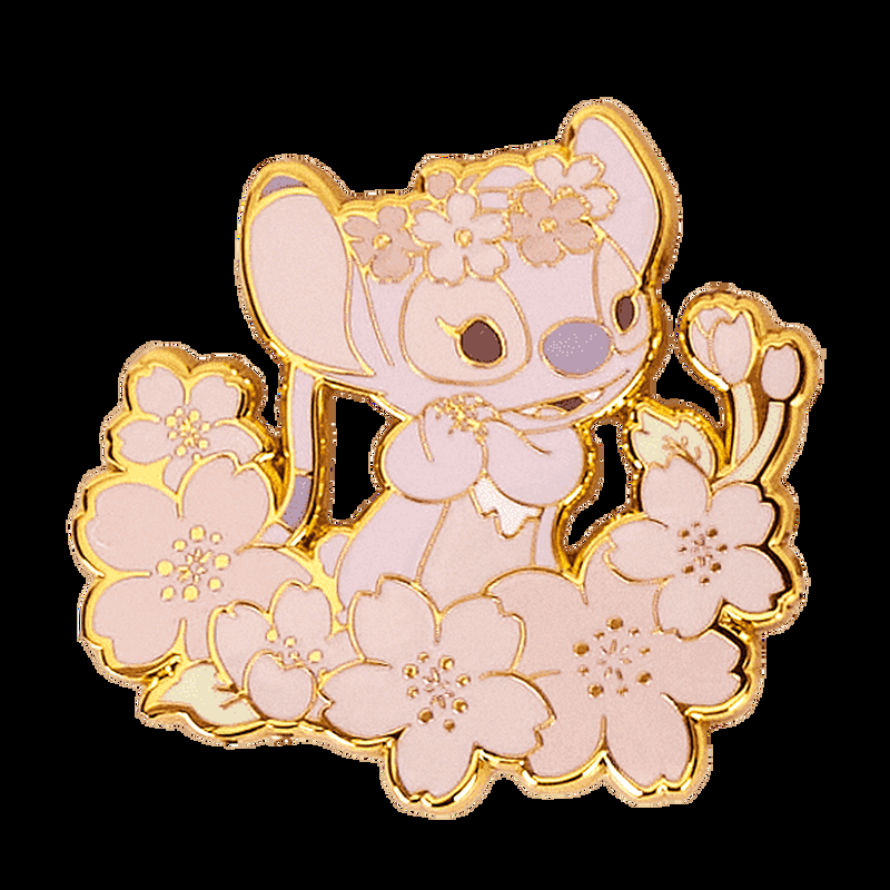 loungefly Stitch & Angel Cherry Blossom Mystery Box Pin