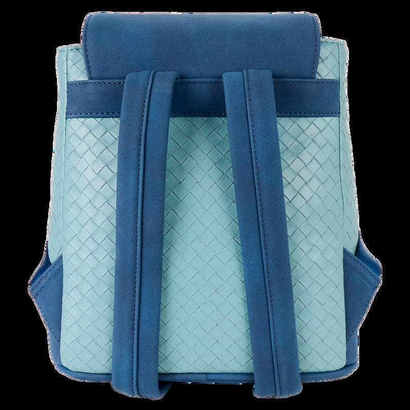 Loungefly Stitch Embroidered Floral Drawstring Mini Backpack