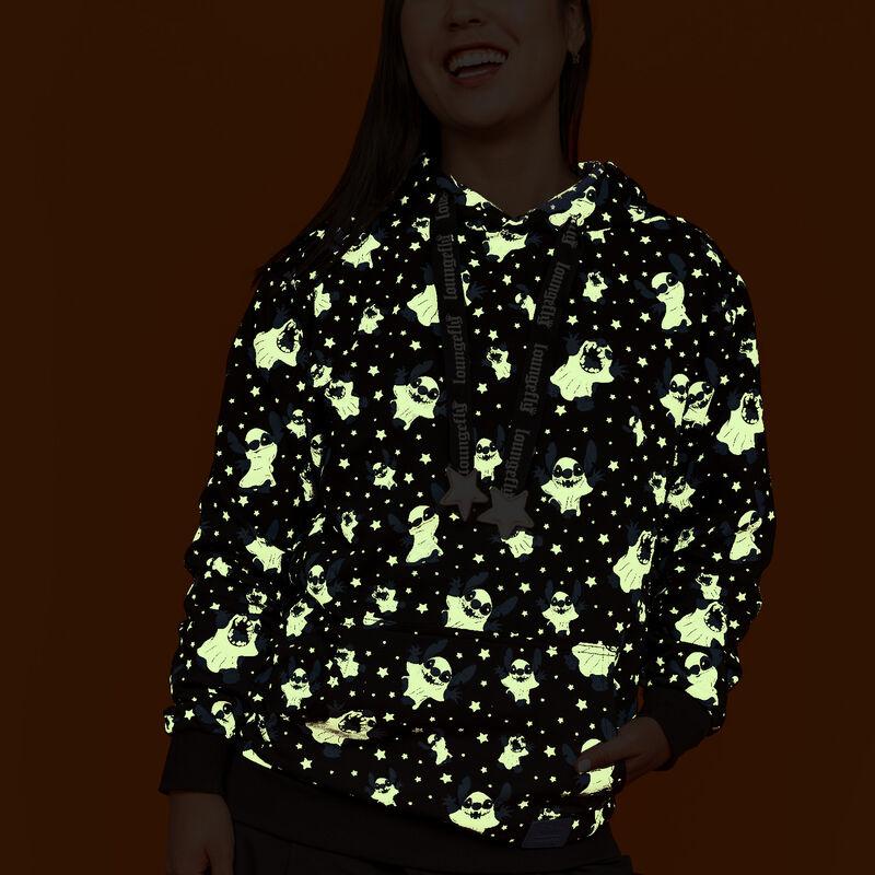 Loungefly Stitch Ghost Costume All-Over Print Unisex Hoodie
