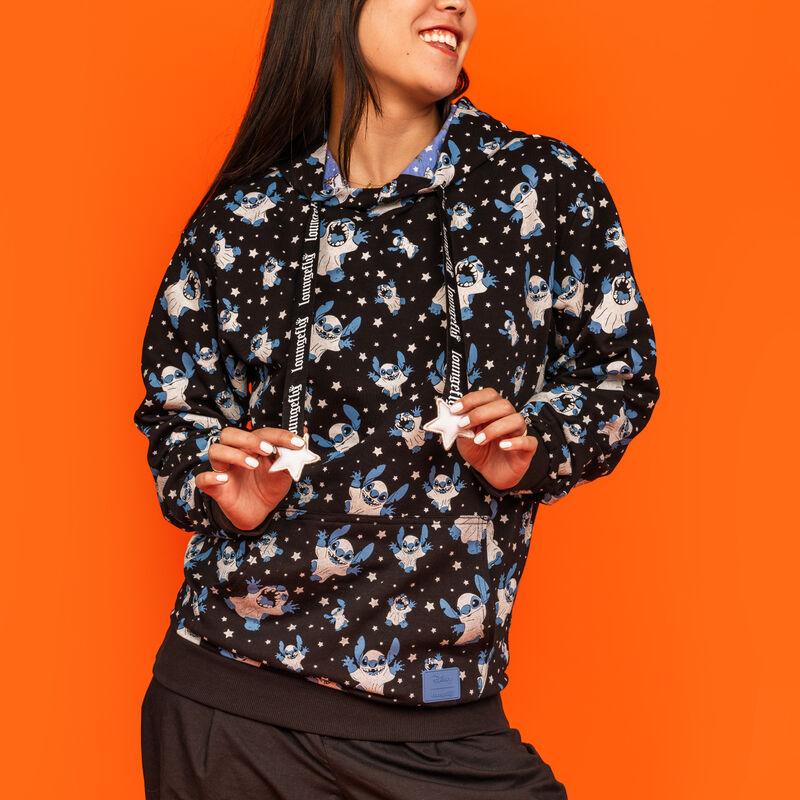 Loungefly Stitch Ghost Costume All-Over Print Unisex Hoodie