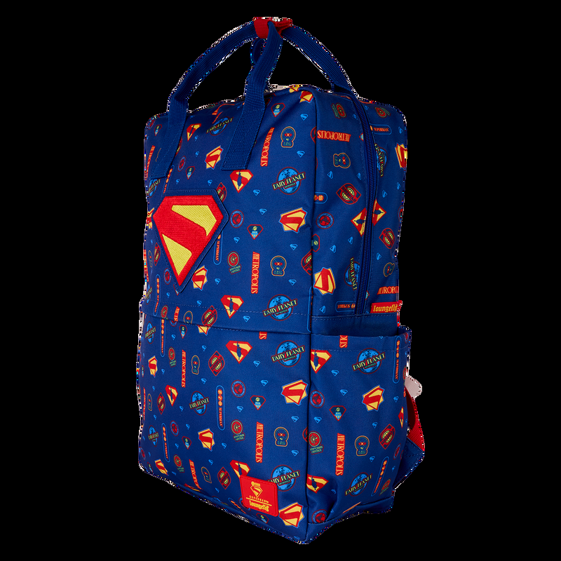 Loungefly Superman All-Over Print Full-Size Backpack