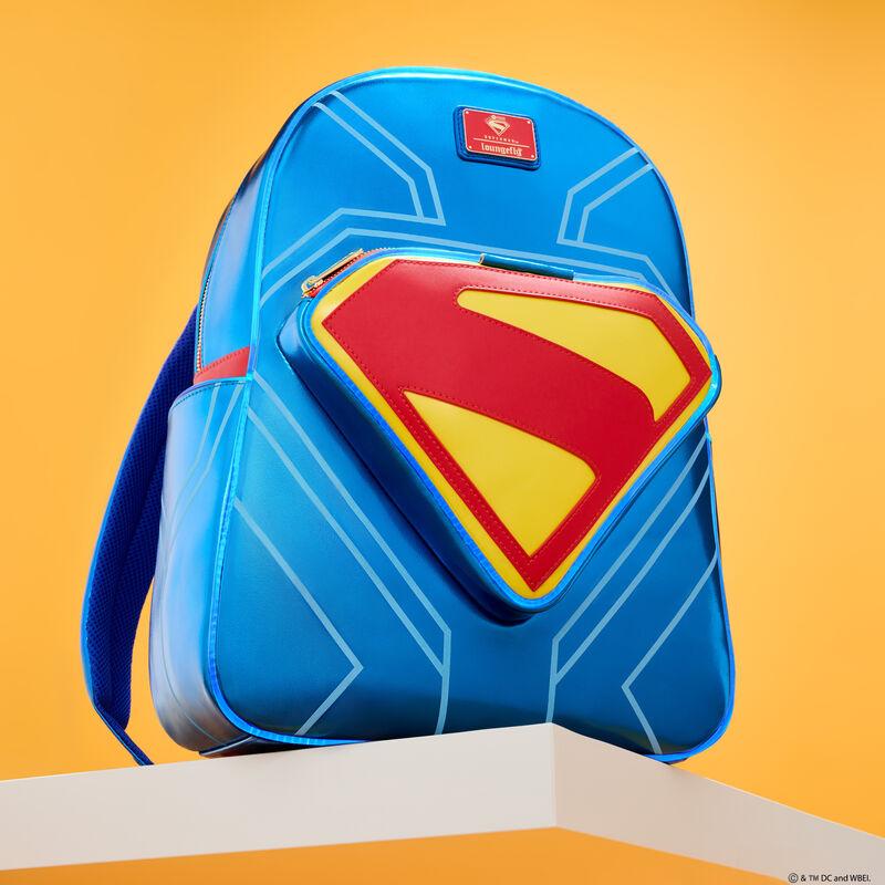 Loungefly Superman Light Up Glow Full-Size Backpack