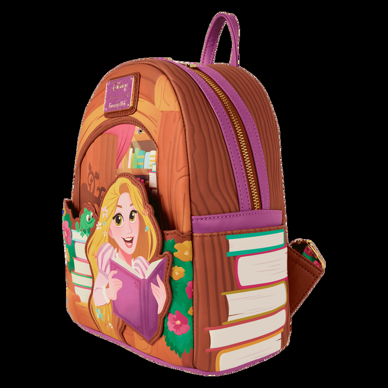 Loungefly Tangled Rapunzel Exclusive Books Mini Backpack