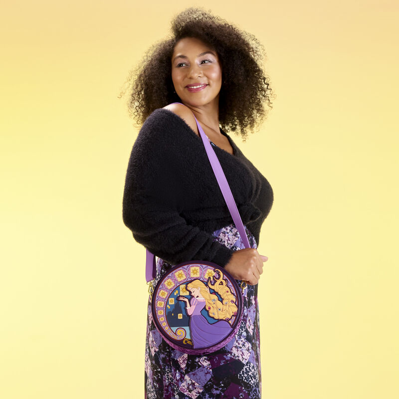 loungefly Tangled Rapunzel Exclusive Lanterns Crossbody Bag