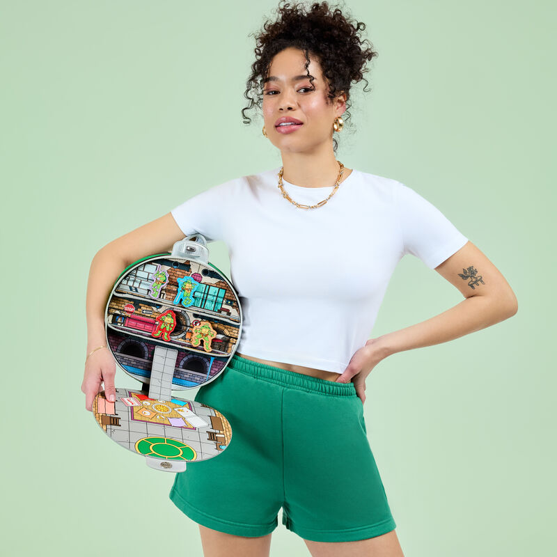 Loungefly Teenage Mutant Ninja Turtles Lair Mini Backpack