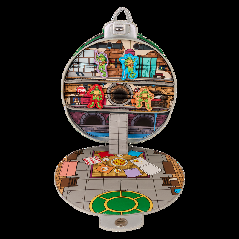 Loungefly Teenage Mutant Ninja Turtles Lair Mini Backpack