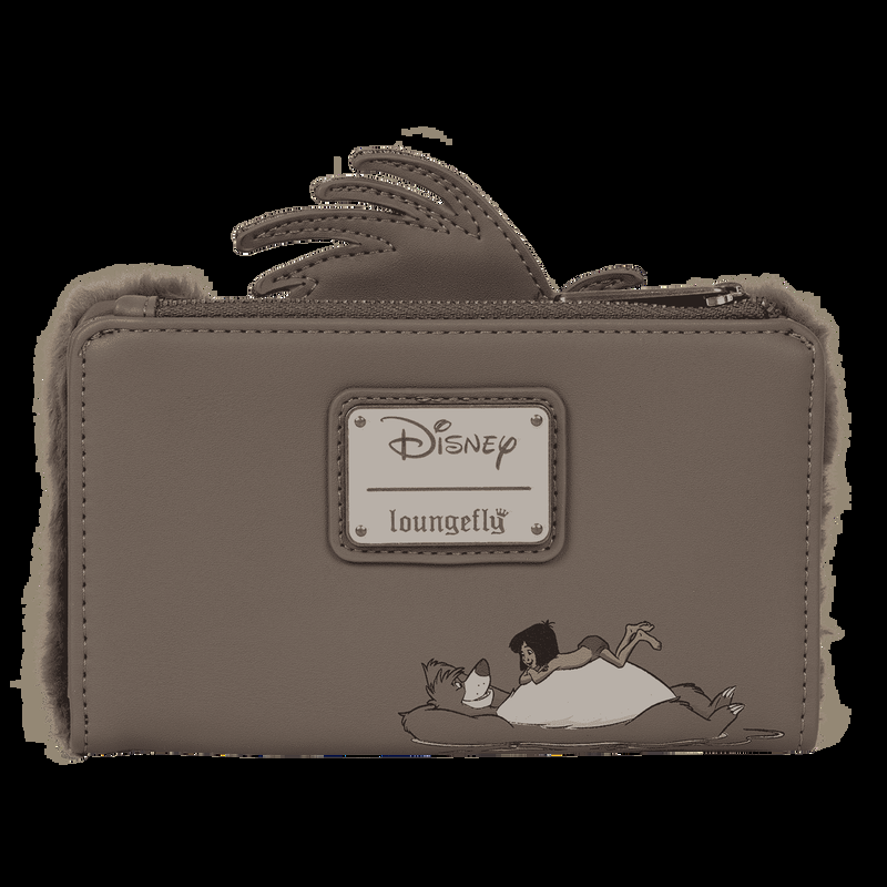 Loungefly The Jungle Book Exclusive Baloo Plush Cosplay Flap Wallet