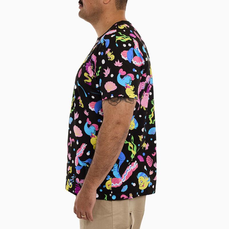 Loungefly The Little Mermaid 35th Anniversary Life Is The Bubbles All-Over Print Unisex Tee