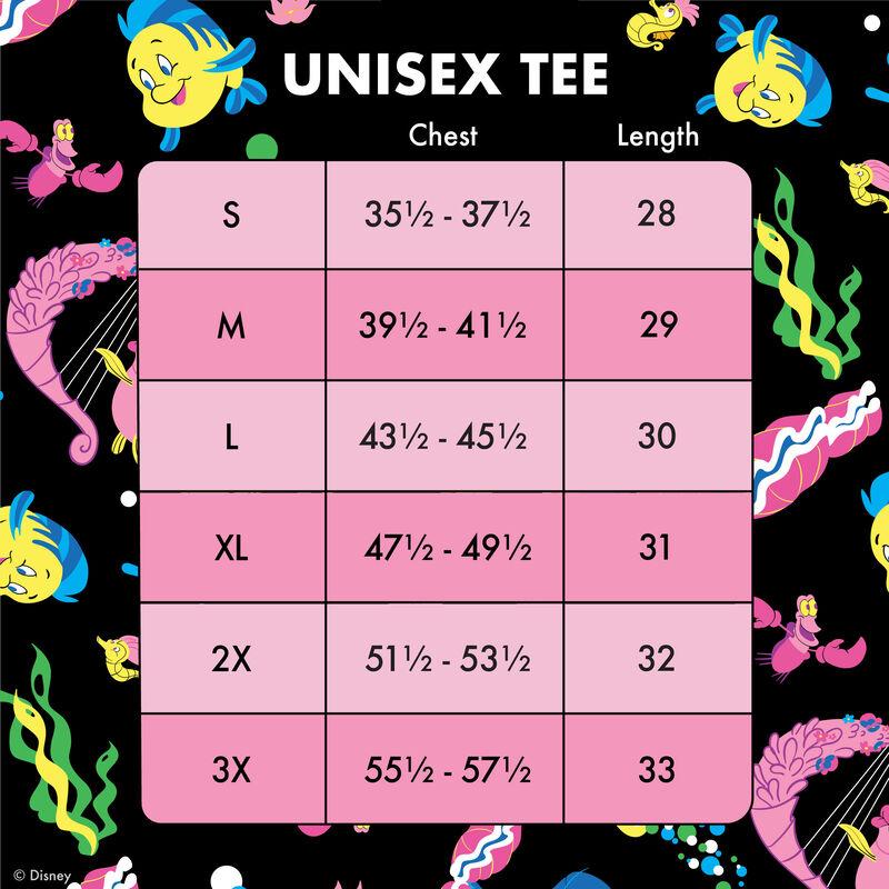 Loungefly The Little Mermaid 35th Anniversary Life Is The Bubbles All-Over Print Unisex Tee