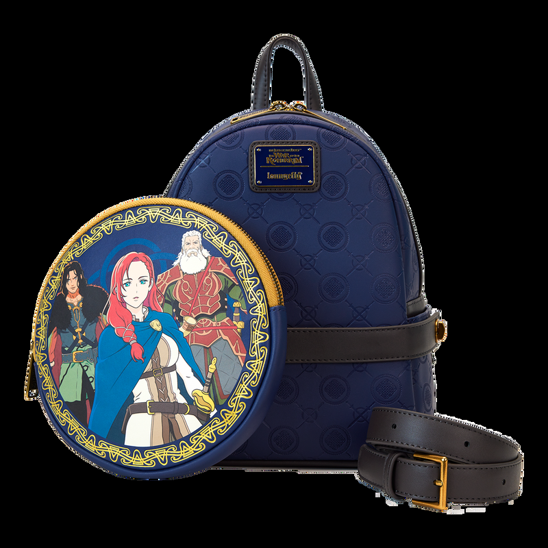 Loungefly The Lord Of The Rings: The War Of The Rohirrim Mini Backpack With Belt Bag