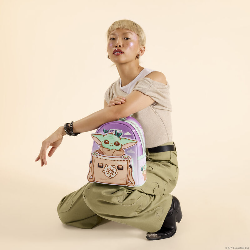 Loungefly The Mandalorian Grogu Butterfly Mini Backpack