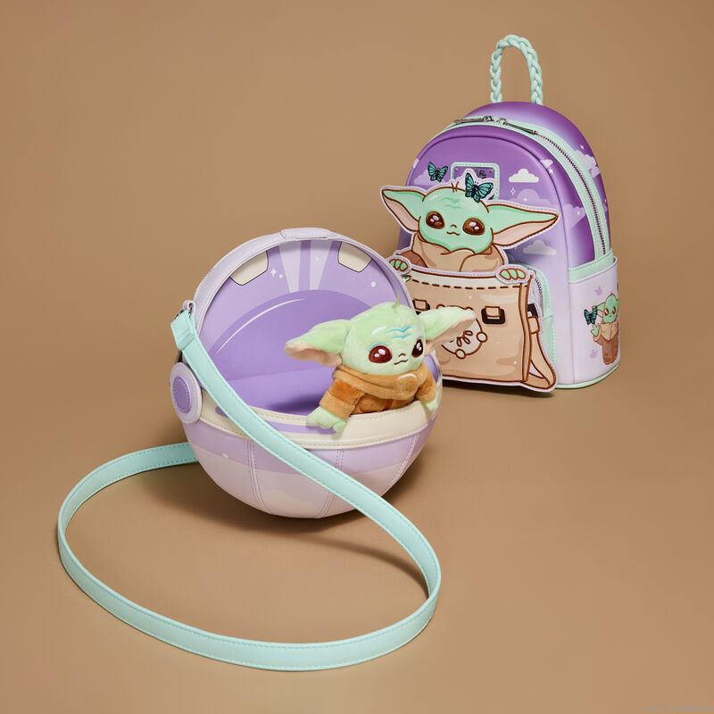 Loungefly The Mandalorian Grogu Butterfly Mini Backpack