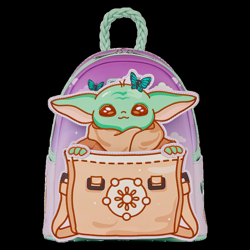 Loungefly The Mandalorian Grogu Butterfly Mini Backpack