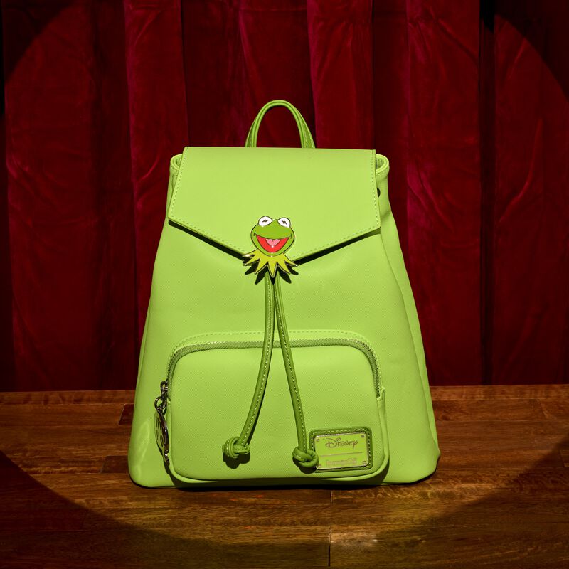 loungefly The Muppets Kermit The Frog Drawstring Mini Backpack