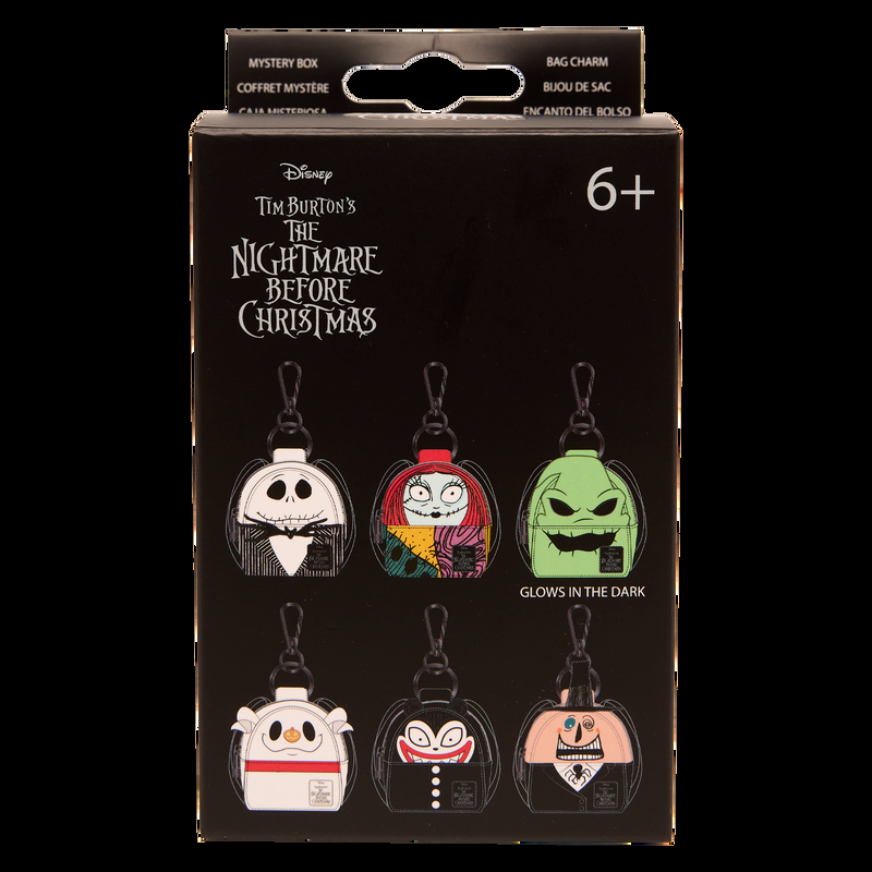 loungefly The Nightmare Before Christmas Cosplay Mystery Mini Backpack Keychain Charm