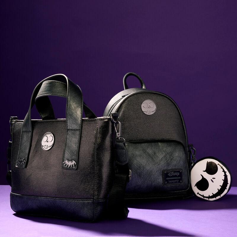 Loungefly The Nightmare Before Christmas Exclusive Jack Skellington Textured Mini Tote Crossbody Bag