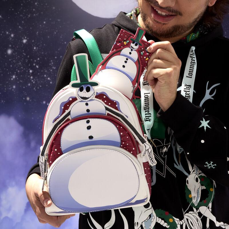 Loungefly The Nightmare Before Christmas Exclusive Snowman Jack Skellington Mini Backpack