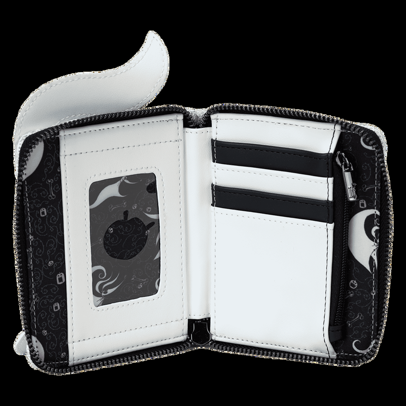Loungefly The Nightmare Before Christmas Exclusive Zero Sequin Cosplay Glow Zip Around Wallet